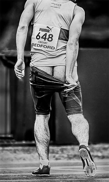 Cramp can be a real pain in the.jpg - Monochrome Exhibition Print